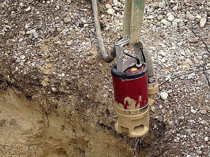 Einsatz Schlammpumpe