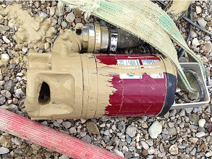 Einsatz Schlammpumpe