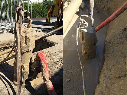 Einsatz Schlammpumpe