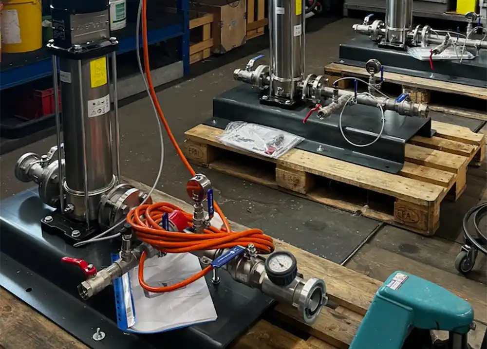 Einzel Drucksteigerungsanlagen Fertigung