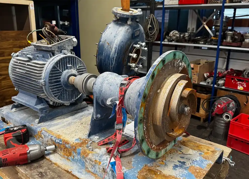 Reparatur Kreiselpumpe