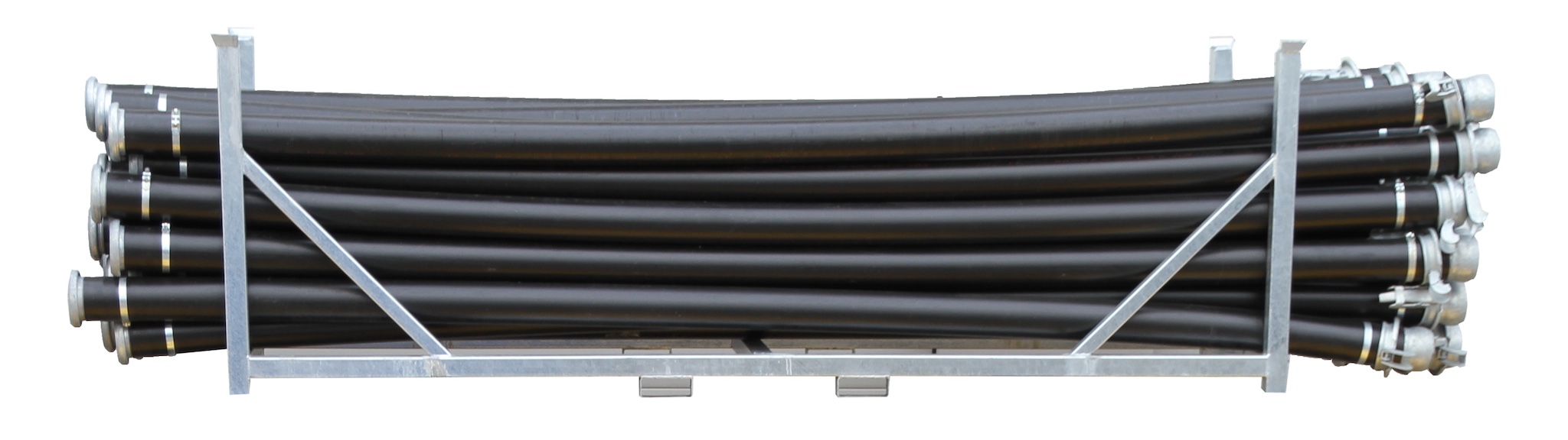 Bauer Rohre im Transportgestell